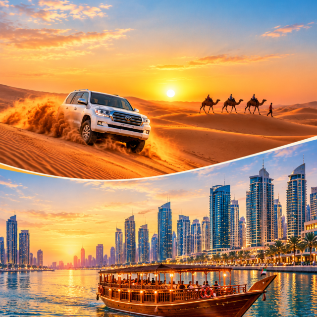 4 Nights Dubai Holiday Package with City Tour & Desert Safari